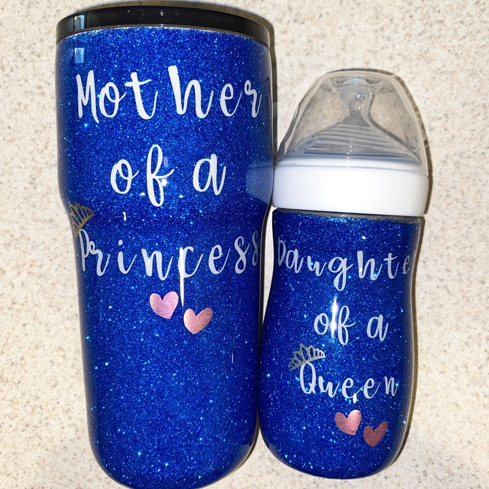 Stainless steel Tumbler & Nuby baby bottle